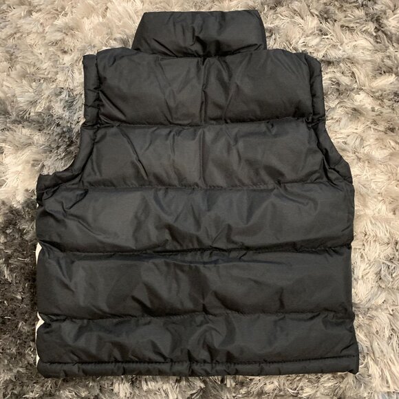 Beverly Hills Princess Puffy Vest 7 White and black with Pink Stripe SZ. 7 KIDS - Picture 2 of 4